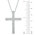 thumbnail image 2 of 0.71 CT. T.W. Diamond Cross Pendant in 14K Gold, 2 of 8