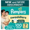 thumbnail image 1 of Pampers Swaddlers Ultra Diapers, Sizes Newborn-8, 1 of 15