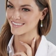 thumbnail image 5 of Multi-Gemstone Dangle Earrings in 14K Gold, 5 of 6