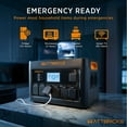 thumbnail image 5 of 5,000 Watt Wattbricks Energy  Peak Portable Solar Generator & 120-Watt Portable Solar Panel Bundle, 5 of 9
