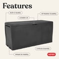 thumbnail image 4 of Keter Samoa 70 Gal. Resin Deck Box Large Outdoor Storage, Brown, 4 of 15