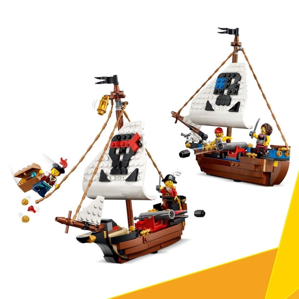 LEGO Creator 3 in 1 Iconic Pirate Ship, 1074 pc. - Samsclub.com