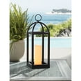 thumbnail image 1 of Member's Mark 28" Black Lantern with Flameless Pillar Candle, 1 of 7