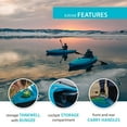 thumbnail image 6 of Lifetime Emotion Cabrio 110 Glacier Blue Hybrid Kayak, 6 of 12