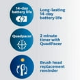 thumbnail image 4 of Philips Sonicare 6100 ProtectiveClean Power Toothbrush, 2 pk., Choose Color, 4 of 6