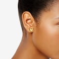thumbnail image 5 of High Polish Butterfly Stud Earrings in 14K Yellow Gold, 5 of 6