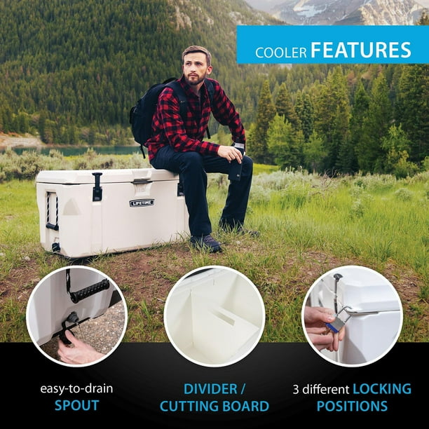 Lifetime 115 Quart High Performance Cooler, Choose Color