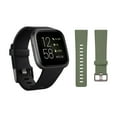 thumbnail image 1 of Fitbit Versa 2 Smartwatch Carbon (Black) with Bonus Bands (Olive), 1 of 8