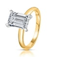 thumbnail image 2 of Lab Created Emerald Cut Solitaire Diamond Ring, 2 of 7