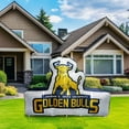 thumbnail image 2 of Logo Brands Johnson C Smith Golden Bulls Pre-Lit 7’x10’ Inflatable, 2 of 6