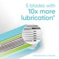 thumbnail image 3 of Venus Extra Smooth Women's Razor, 5 Blades, 1 Handle + 11 Cartridges, 3 of 10