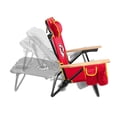 thumbnail image 5 of Logo Brands Kansas City Chiefs Reclining Beach Chair, 5 of 6