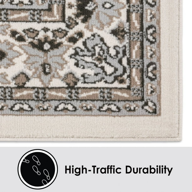 Home Dynamix Premium Sakarya Traditional Medallion Area Rug