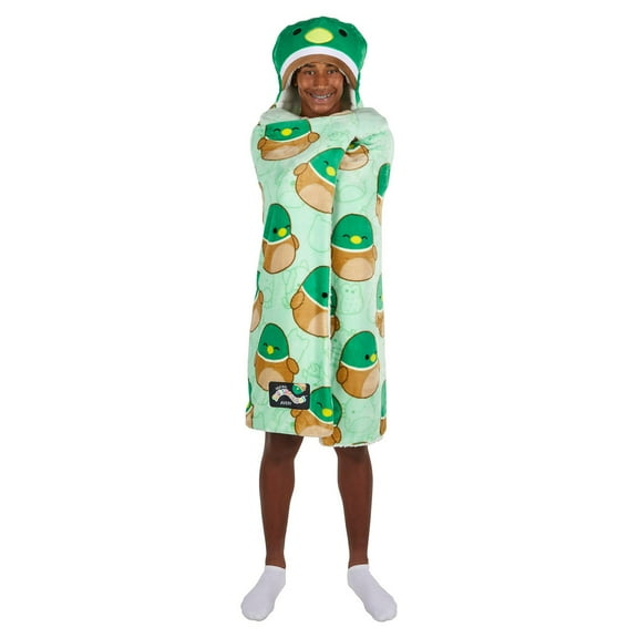 Kids Licensed 40" x 50" Hooded Throw with Sherpa Lining
