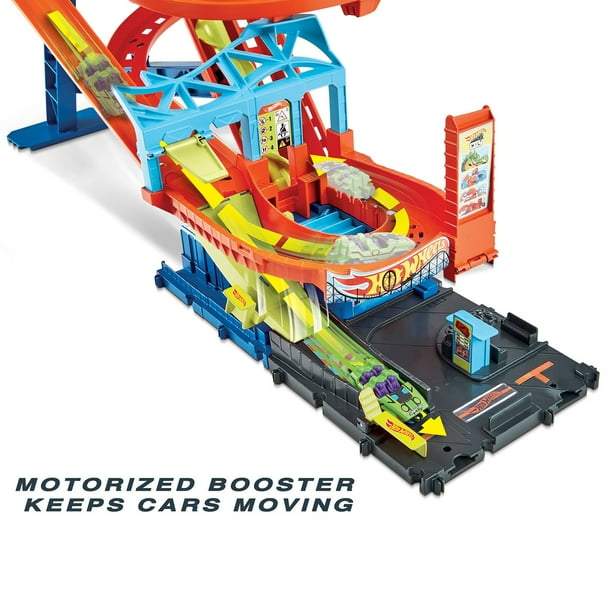 Hot Wheels Roller Coaster Rally Playset