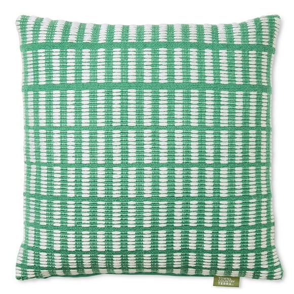 Town & Country Terra Alara Textured Geo Stripe Decorative Pillow