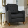 thumbnail image 1 of Indio Mid-Century Fabric Pushback Recliner, Assorted Colors, 1 of 13