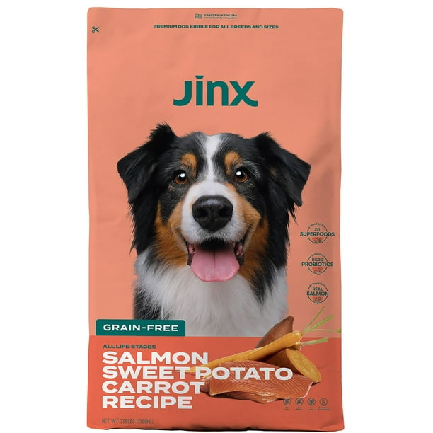Jinx Salmon, Sweet Potato Carrot Recipe, Grain Free Dry Dog Food