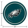 thumbnail image 2 of Philadelphia Eagles NFL Round Paper Plates, 10", 85 ct., 2 of 8