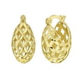 thumbnail image 1 of Open Filigree Hoop Earring in 14K Yellow Gold, 1 of 5