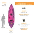 thumbnail image 3 of Lifetime Tamarack 100 Sit-On-Top Kayak (Paddle Included), 3 of 20