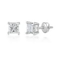 thumbnail image 3 of Lab Created 2.00 CT. T.W. Fancy Cut Diamond Stud Earrings in 18K Gold, 3 of 8