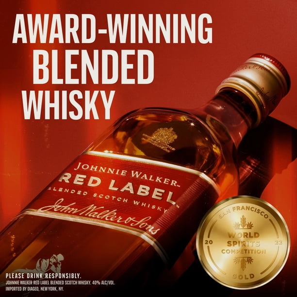 Johnnie Walker Red Label Blended Scotch Whisky, 750 ml - Samsclub.com