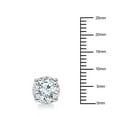 thumbnail image 3 of 1.95 CT. T.W. Diamond Stud Earring in 14K Gold, 3 of 4