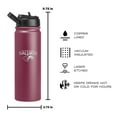 thumbnail image 3 of Logo Brands Southern Illinois Salukis 24oz SS Water Bottle 2pk, 3 of 5