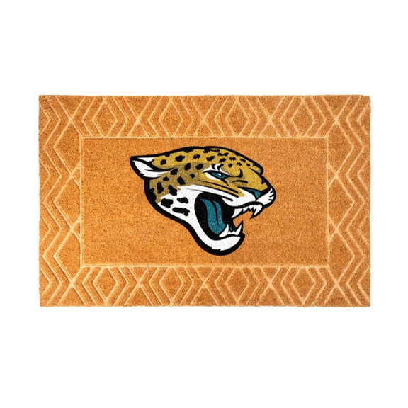 Logo Brands Jacksonville Jaguars Coir Outdoor Mat