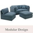 thumbnail image 4 of Member’s Mark Lindsey Modular Fabric Sofa with Storage Ottoman, 4 of 23