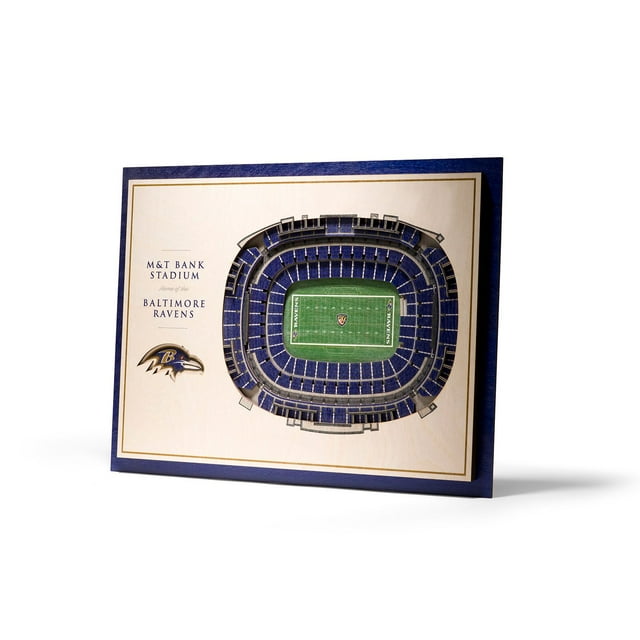 YouTheFan NFL 17" x 13" 5-Layer Stadium View 3D Wall Art
