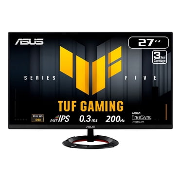 ASUS TUF 27" Gaming monitor, FHD, 200Hz, Fast IPS, ELMB, 0.3ms GTG (min.), Stereo Speaker, AI visual