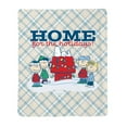 thumbnail image 1 of Peanuts Licensed Christmas Cloud Faux Fur Throw, 50" x 60", 1 of 4