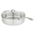 thumbnail image 8 of Viking 13-Piece Tri-Ply Stainless Steel Cookware Set with Glass Lids, 8 of 16