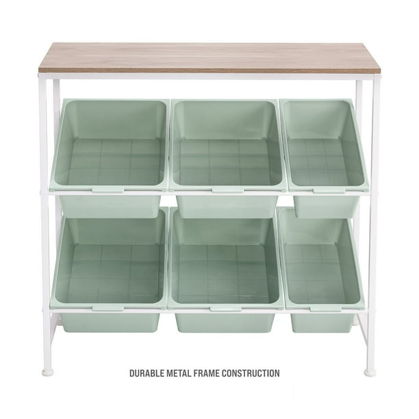 Seville Classics 6-Bin Organizer, 32.5