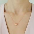 thumbnail image 5 of Reversible Heart Pendant Necklace in 14K Gold, 5 of 5