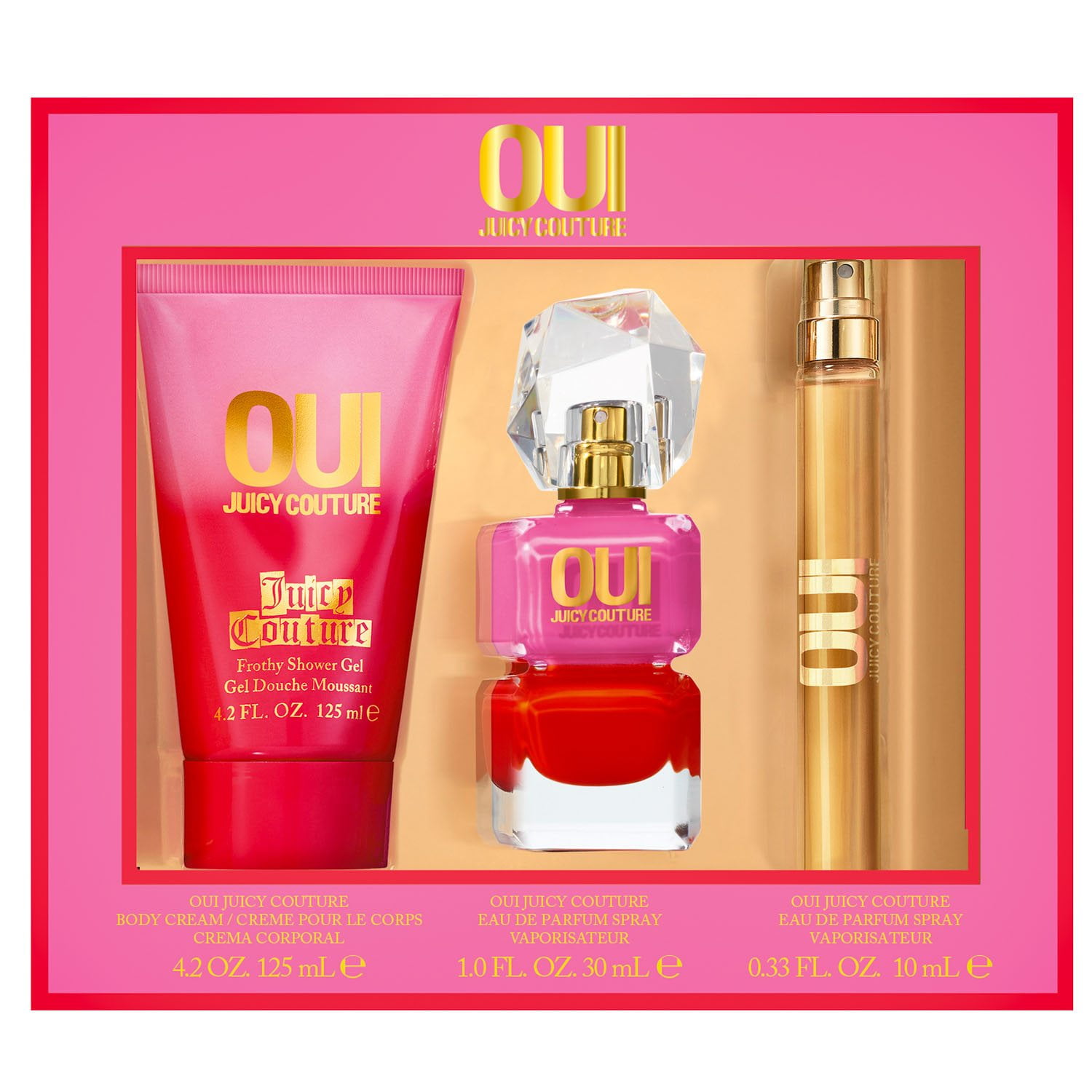 OUI Juicy Couture for Women Fragrance 3 Piece Gift Set - Samsclub.com