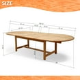 thumbnail image 6 of Amazonia Hayden Teak Outdoor Dining Set, Choose Style, 6 of 9