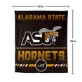 thumbnail image 7 of Logo Brands Alabama State Hornets 60"x70" Super Plush Blanket, 7 of 7