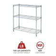 thumbnail image 5 of Alera Residential 3-Shelf Wire Shelving - Silver (36W x 14D x 36H), 5 of 9