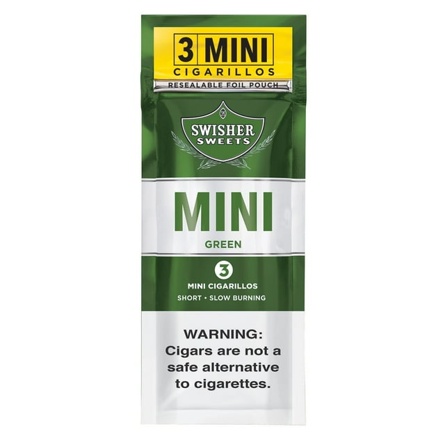 Swisher Sweets Mini Green Sweets Cigarillos 3 ct., 15 pk.