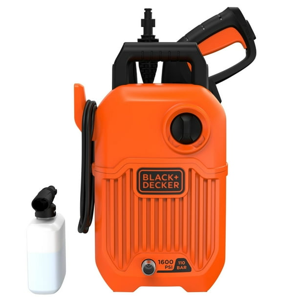 BLACK+DECKER 1600 PSI 高圧洗浄機本体 BLACK & DECKER PRESSURE WASHER 1600PSI CORDED 120V ~ 60Hz