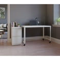 thumbnail image 1 of Hirsh 48" Wide Mobile Metal Desk for Home Office, Choose Color, 1 of 18
