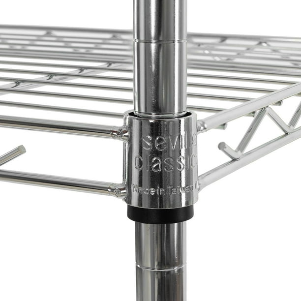 Seville Classics 5-Tier Steel Wire Shelving, 30