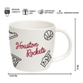 thumbnail image 3 of Logo Brands Houston Rockets 18oz Playmaker Mug Bundle, 3 of 4