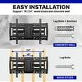 thumbnail image 9 of Member's Mark Full Motion TV Wall Mount, 32"- 98" TVs, 9 of 9