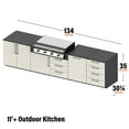 thumbnail image 12 of Blackstone 5-Piece Outdoor Kitchen Module Set with 36" Drop-In Propane Gas Griddle, 12 of 12