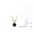 thumbnail image 3 of 4.5mm Round Tanzanite Pendant in 14K Gold, 3 of 3