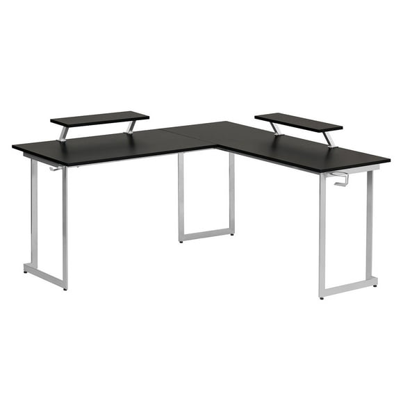 Techni Sport TS-220L Warrior L-Shaped Computer Gaming Desk, Assorted Colors